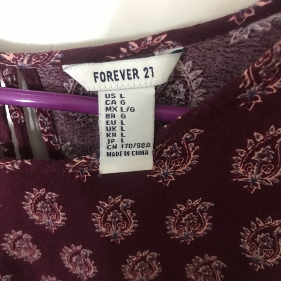 Forever 21 Patterned Dress - Picture 6 of 6